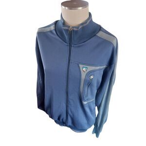 Kuhl medium adult Unisex track jacket blue/ grey